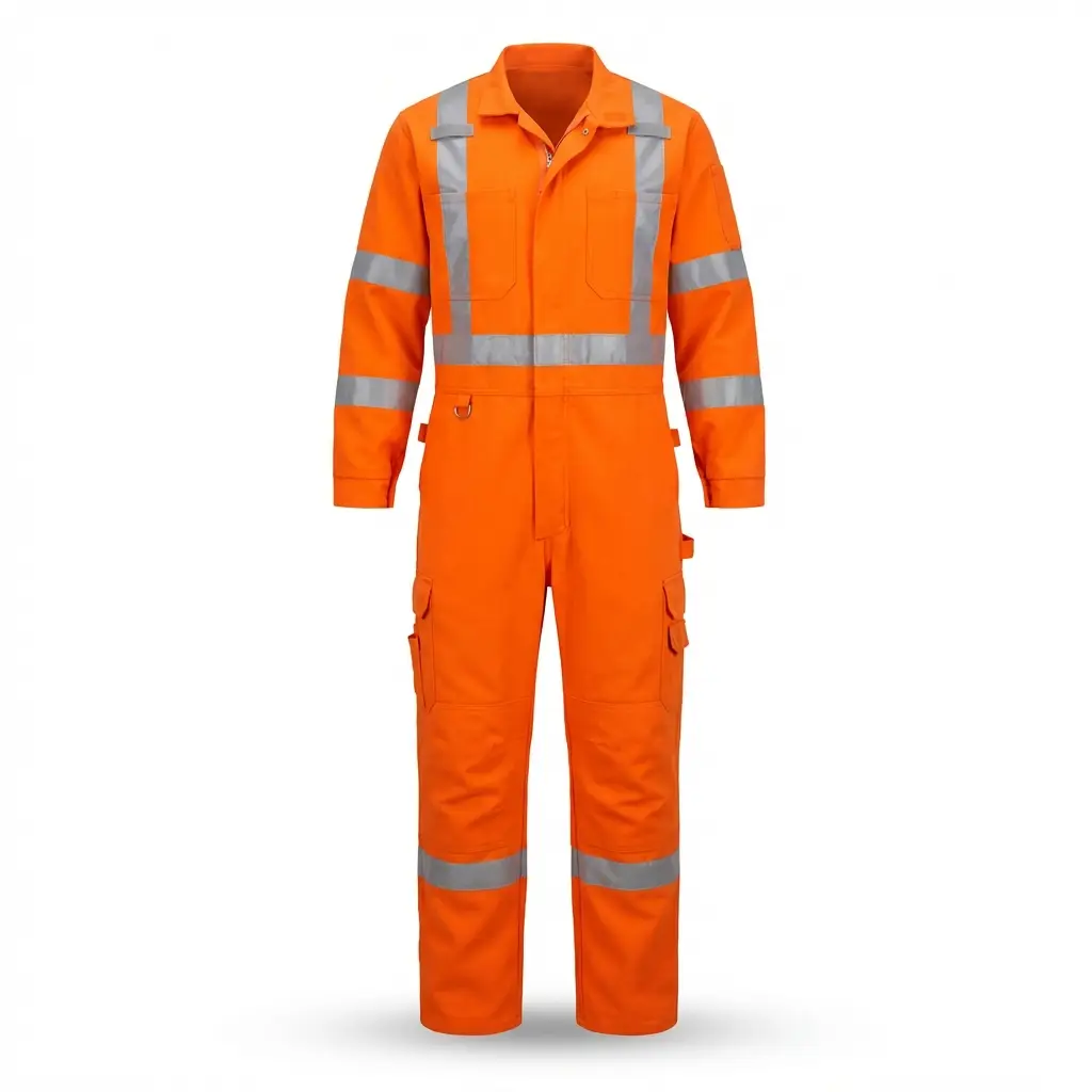 High visibility and flame resistant clothing